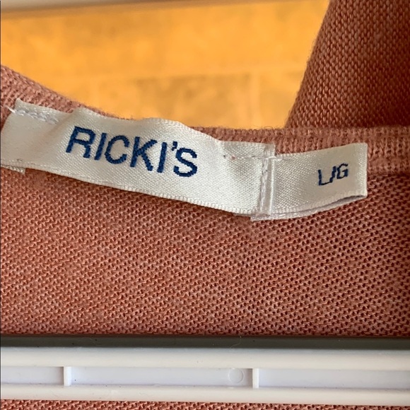 Cardigan with Long Sleeves and Relaxed Fit - Picture 3 of 6